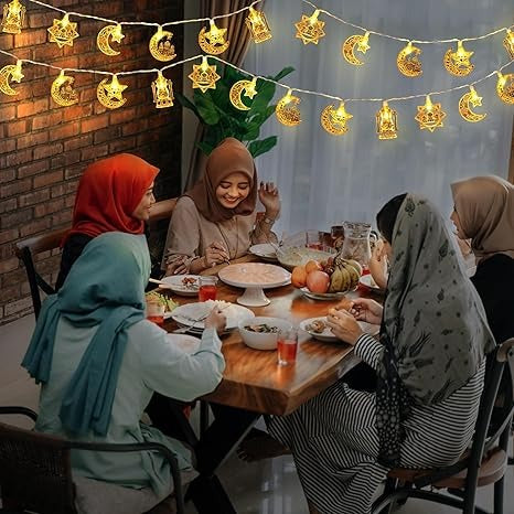 Ramadan Eid Mubarak Decorations String Lights 16.4FT 30 LED