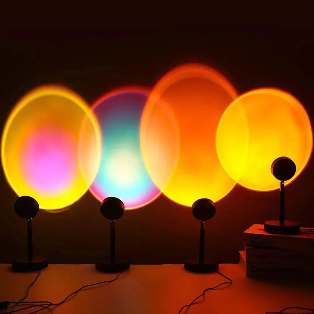 LED Sunset Projection Lamp